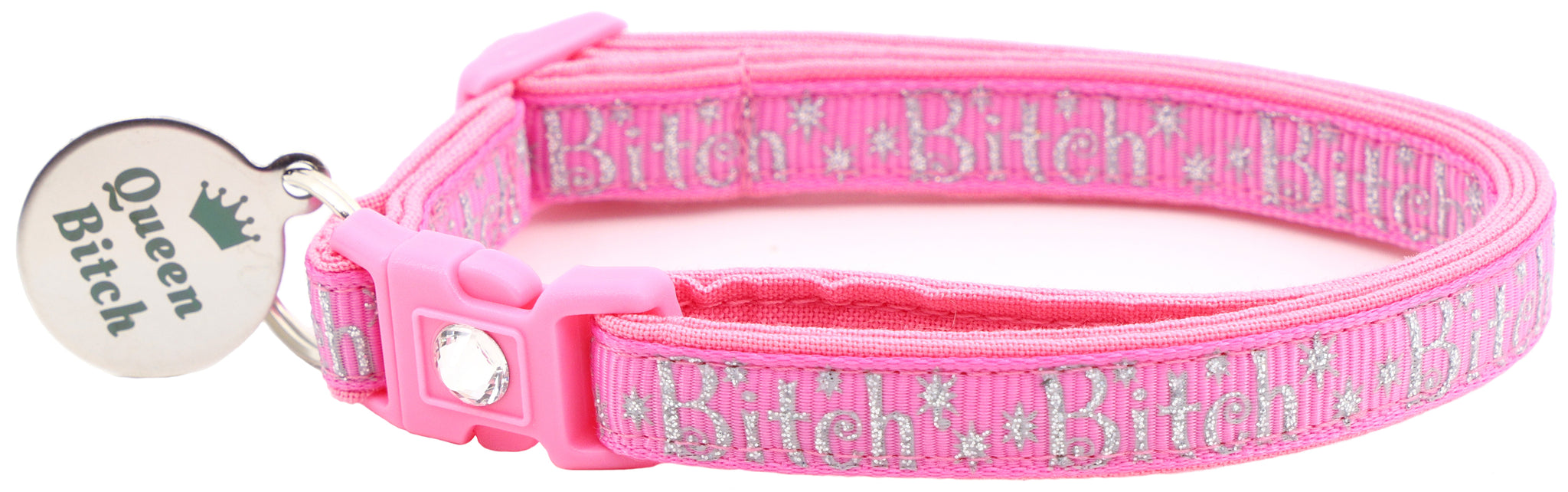 Silver Bitch Breakaway Cat Collar – Pugs2Persians