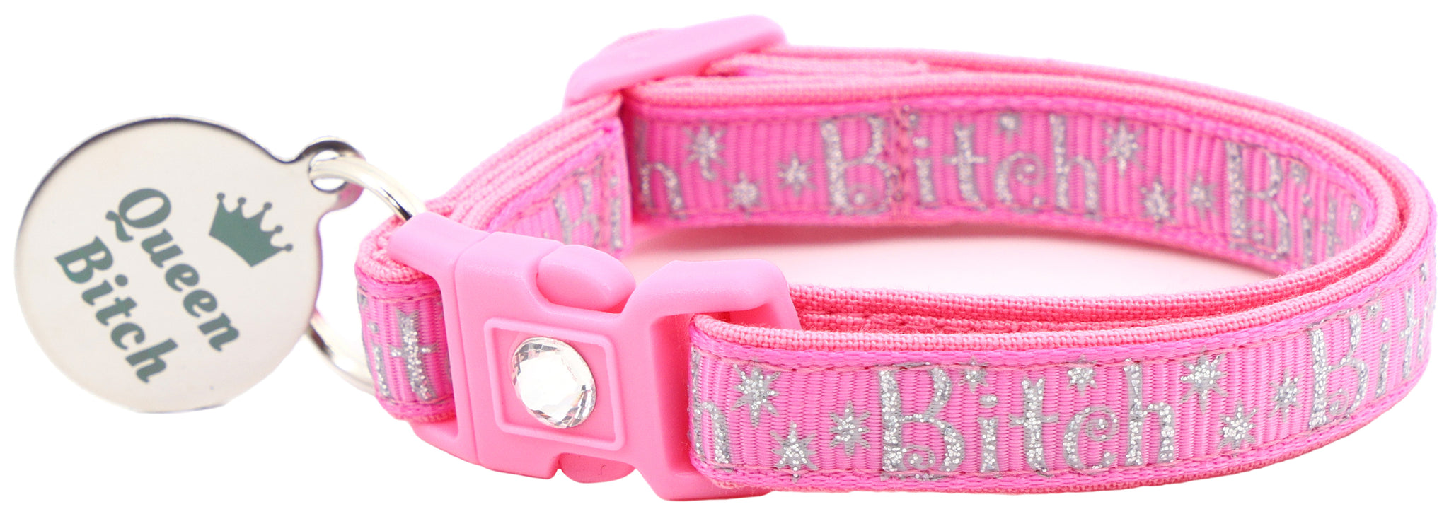 Silver Bitch Breakaway Cat Collar – Pugs2Persians