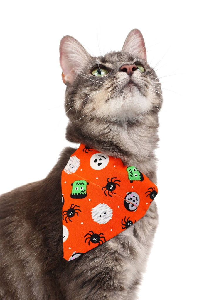 Pet Bandana - Monster Mashup - Pet Scarf - Collar Cover - Halloween